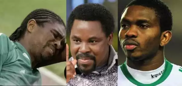 5 famous Nigerian footballers who have visited TB Joshua for prayers